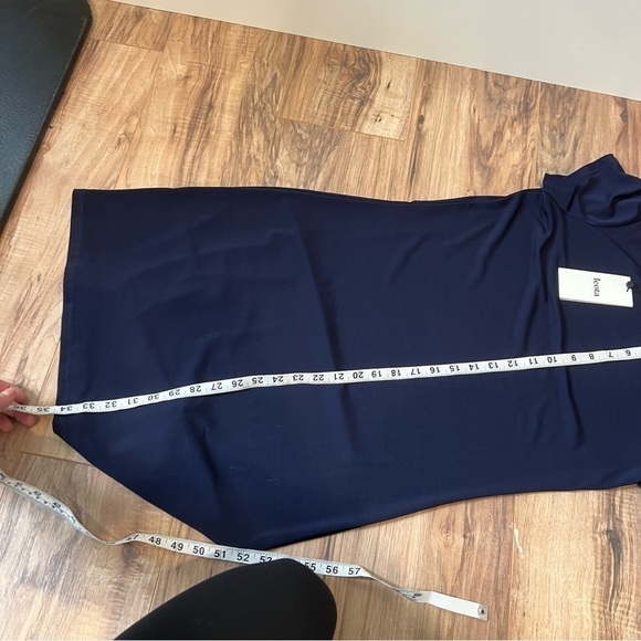 NWT Leota A-Line T-Shirt Dress In Classic Navy Dress - Picture 8 of 12